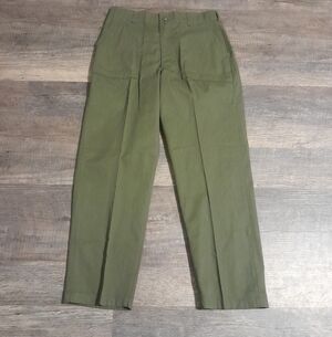 80s Military USGI OD Utility Trousers OG-507 Pants 36x31 — NSN 8405-00-610-2693.